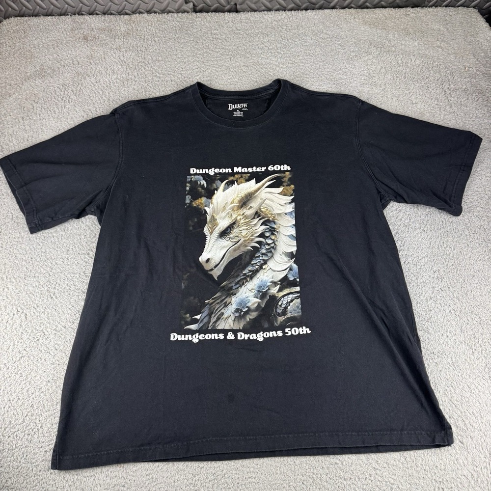 Duluth Trading Dungeons And Dragons Black Shirt Men's Size Xl Dungeon‎ Master